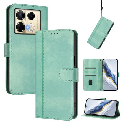 Line Splicing Buckle Retro Leather Phone Case, For Infinix Hot 50 5G, For Infinix Zero 40 4G / 5G, For Infinix Note 40X 5G, For Infinix Note 40 5G, For Infinix GT 20 Pro 5G, For Infinix Note 40 Pro 4G / 5G / 40 Pro+ 5G, For Infinix Note 40 4G          ...