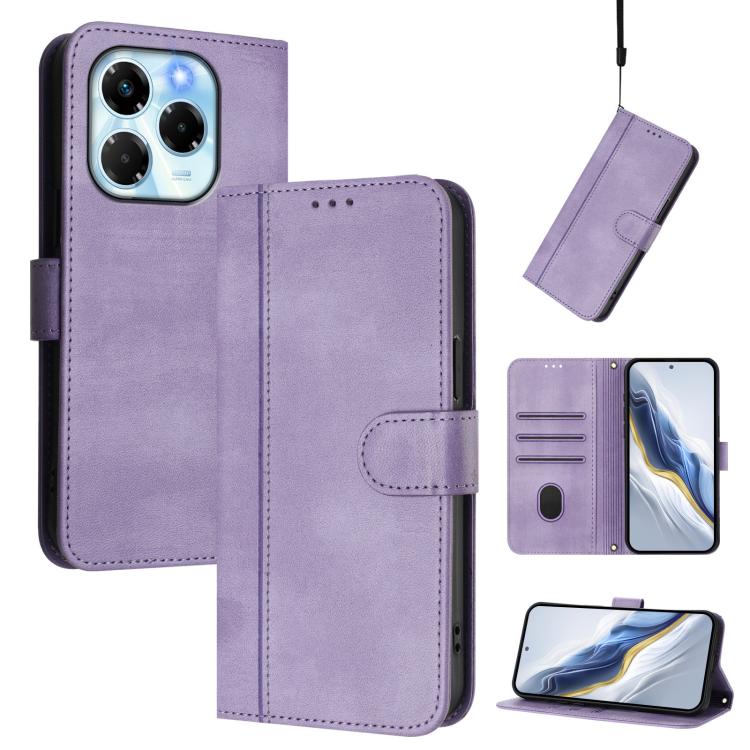 Line Splicing Buckle Retro Leather Phone Case, For Infinix Hot 50 5G, For Infinix Zero 40 4G / 5G, For Infinix Note 40X 5G, For Infinix Note 40 5G, For Infinix GT 20 Pro 5G, For Infinix Note 40 Pro 4G / 5G / 40 Pro+ 5G, For Infinix Note 40 4G          ...