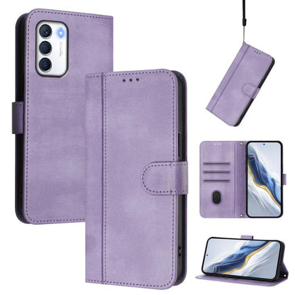 Line Splicing Buckle Retro Leather Phone Case, For Infinix Hot 20 Play, For Infinix Hot 20 4G, For Infinix Zero 20, For Infinix Note 12 4G / Note 12 Pro 4G, For Infinix Note 12 Pro 5G, For Infinix Hot 12 Play, For Infinix Smart 6 / 6 HD                ...