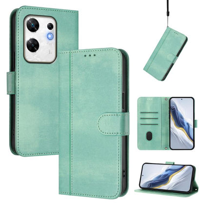 Line Splicing Buckle Retro Leather Phone Case, For Infinix Hot 50 5G, For Infinix Zero 40 4G / 5G, For Infinix Note 40X 5G, For Infinix Note 40 5G, For Infinix GT 20 Pro 5G, For Infinix Note 40 Pro 4G / 5G / 40 Pro+ 5G, For Infinix Note 40 4G          ...