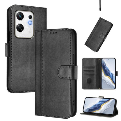 Line Splicing Buckle Retro Leather Phone Case, For Infinix Hot 50 5G, For Infinix Zero 40 4G / 5G, For Infinix Note 40X 5G, For Infinix Note 40 5G, For Infinix GT 20 Pro 5G, For Infinix Note 40 Pro 4G / 5G / 40 Pro+ 5G, For Infinix Note 40 4G          ...