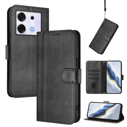 Line Splicing Buckle Retro Leather Phone Case, For Infinix Hot 50 5G, For Infinix Zero 40 4G / 5G, For Infinix Note 40X 5G, For Infinix Note 40 5G, For Infinix GT 20 Pro 5G, For Infinix Note 40 Pro 4G / 5G / 40 Pro+ 5G, For Infinix Note 40 4G          ...