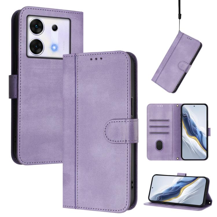 Line Splicing Buckle Retro Leather Phone Case, For Infinix Hot 50 5G, For Infinix Zero 40 4G / 5G, For Infinix Note 40X 5G, For Infinix Note 40 5G, For Infinix GT 20 Pro 5G, For Infinix Note 40 Pro 4G / 5G / 40 Pro+ 5G, For Infinix Note 40 4G          ...