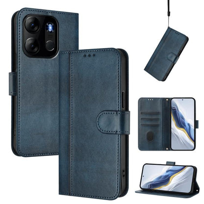 Line Splicing Buckle Retro Leather Phone Case, For Infinix Hot 30 Play 4G / Hot 30 Play NFC, For Infinix Smart 7 Plus / 7 HD / 7 India, For Infinix Note 30 4G / 5G, For Infinix Note 30 Pro 4G, For Infinix Note 30 VIP, For Infinix Hot 30i               ...