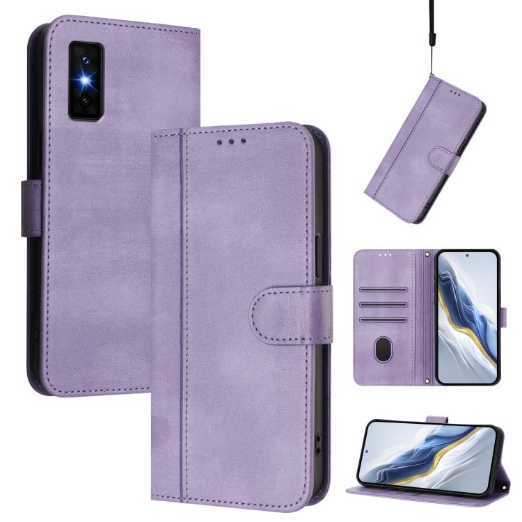 Line Splicing Buckle Retro Leather Phone Case, For Infinix GT 50 Pro 5G, For Infinix Note Edge 5G Global, For Infinix Smart 20 4G / X6840, For Infinix Note 60 5G / Note 60 Pro 5G, For Infinix Smart 10 Plus, For Infinix GT 30 Pro, For Infinix Note 50s  ...