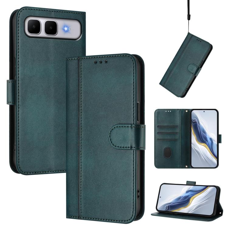 Line Splicing Buckle Retro Leather Phone Case, For Infinix GT 50 Pro 5G, For Infinix Note Edge 5G Global, For Infinix Smart 20 4G / X6840, For Infinix Note 60 5G / Note 60 Pro 5G, For Infinix Smart 10 Plus, For Infinix GT 30 Pro, For Infinix Note 50s  ...