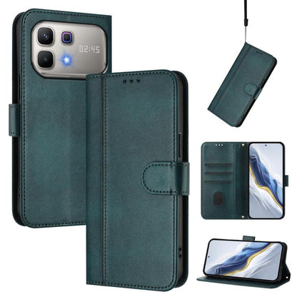 Line Splicing Buckle Retro Leather Phone Case, For Infinix GT 50 Pro 5G, For Infinix Note Edge 5G Global, For Infinix Smart 20 4G / X6840, For Infinix Note 60 5G / Note 60 Pro 5G, For Infinix Smart 10 Plus, For Infinix GT 30 Pro, For Infinix Note 50s  ...