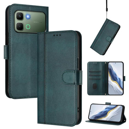 Line Splicing Buckle Retro Leather Phone Case, For Infinix GT 50 Pro 5G, For Infinix Note Edge 5G Global, For Infinix Smart 20 4G / X6840, For Infinix Note 60 5G / Note 60 Pro 5G, For Infinix Smart 10 Plus, For Infinix GT 30 Pro, For Infinix Note 50s  ...