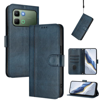 Line Splicing Buckle Retro Leather Phone Case, For Infinix GT 50 Pro 5G, For Infinix Note Edge 5G Global, For Infinix Smart 20 4G / X6840, For Infinix Note 60 5G / Note 60 Pro 5G, For Infinix Smart 10 Plus, For Infinix GT 30 Pro, For Infinix Note 50s  ...
