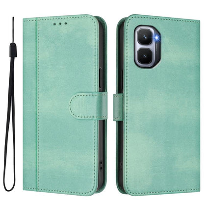 Line Splicing Buckle Retro Leather Phone Case, For Infinix GT 50 Pro 5G, For Infinix Note Edge 5G Global, For Infinix Smart 20 4G / X6840, For Infinix Note 60 5G / Note 60 Pro 5G, For Infinix Smart 10 Plus, For Infinix GT 30 Pro, For Infinix Note 50s  ...