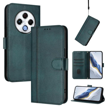 Line Splicing Buckle Retro Leather Phone Case, For Tecno Pova 6 Neo 5G / Spark 30 5G, For Tecno Spark 30 4G, For Tecno Spark Go 5G 2025 / Infinix Hot 60i, For Tecno Spark 30C 4G, For Tecno Spark 20 Pro 5G, For Tecno Pop 6C                              ...