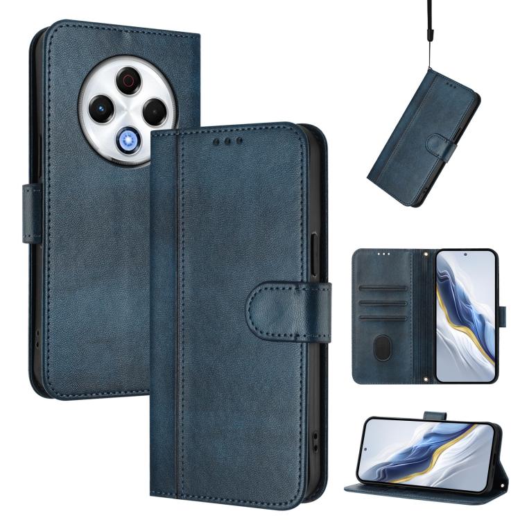 Line Splicing Buckle Retro Leather Phone Case, For Tecno Pova 6 Neo 5G / Spark 30 5G, For Tecno Spark 30 4G, For Tecno Spark Go 5G 2025 / Infinix Hot 60i, For Tecno Spark 30C 4G, For Tecno Spark 20 Pro 5G, For Tecno Pop 6C                              ...