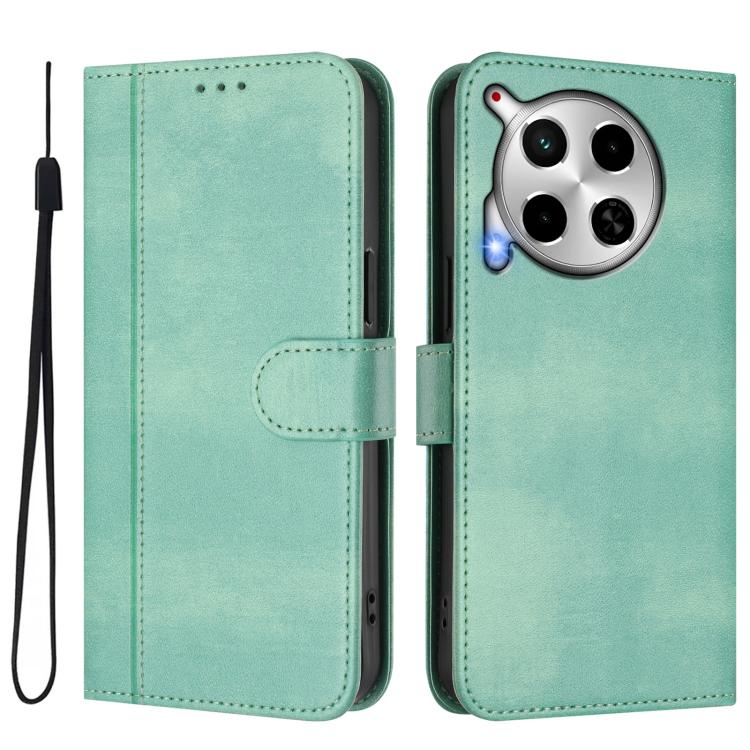 Line Splicing Buckle Retro Leather Phone Case, For Tecno Camon 30 5G, For Tecno Camon 30 4G, For Tecno Spark 20 Pro+ 4G, For Tecno Pova 5 Pro 5G, For Tecno Pova Neo 3, For Tecno Pova 5, For Tecno Camon 20 Premier 5G, For Tecno Camon 20 Pro 5G          ...
