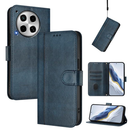 Line Splicing Buckle Retro Leather Phone Case, For Tecno Camon 30 5G, For Tecno Camon 30 4G, For Tecno Spark 20 Pro+ 4G, For Tecno Pova 5 Pro 5G, For Tecno Pova Neo 3, For Tecno Pova 5, For Tecno Camon 20 Premier 5G, For Tecno Camon 20 Pro 5G          ...