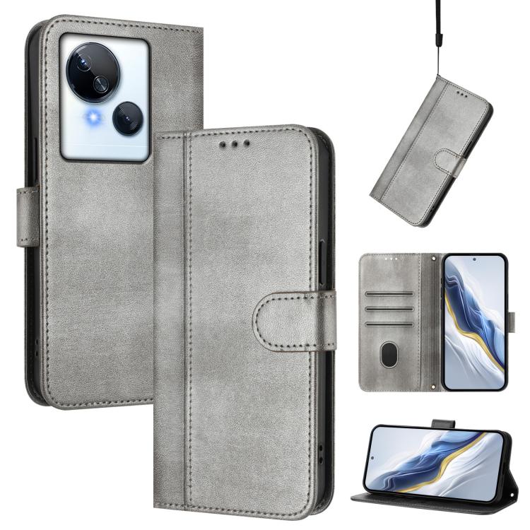 Line Splicing Buckle Retro Leather Phone Case, For Tecno Camon 30 5G, For Tecno Camon 30 4G, For Tecno Spark 20 Pro+ 4G, For Tecno Pova 5 Pro 5G, For Tecno Pova Neo 3, For Tecno Pova 5, For Tecno Camon 20 Premier 5G, For Tecno Camon 20 Pro 5G          ...