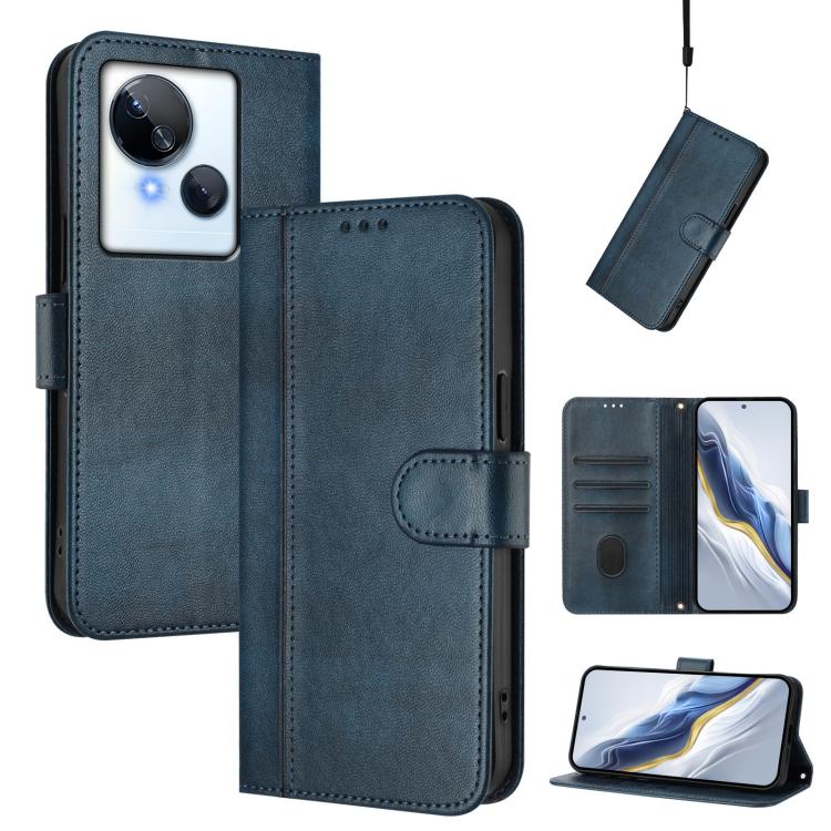 Line Splicing Buckle Retro Leather Phone Case, For Tecno Camon 30 5G, For Tecno Camon 30 4G, For Tecno Spark 20 Pro+ 4G, For Tecno Pova 5 Pro 5G, For Tecno Pova Neo 3, For Tecno Pova 5, For Tecno Camon 20 Premier 5G, For Tecno Camon 20 Pro 5G          ...