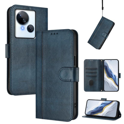 Line Splicing Buckle Retro Leather Phone Case, For Tecno Camon 30 5G, For Tecno Camon 30 4G, For Tecno Spark 20 Pro+ 4G, For Tecno Pova 5 Pro 5G, For Tecno Pova Neo 3, For Tecno Pova 5, For Tecno Camon 20 Premier 5G, For Tecno Camon 20 Pro 5G          ...