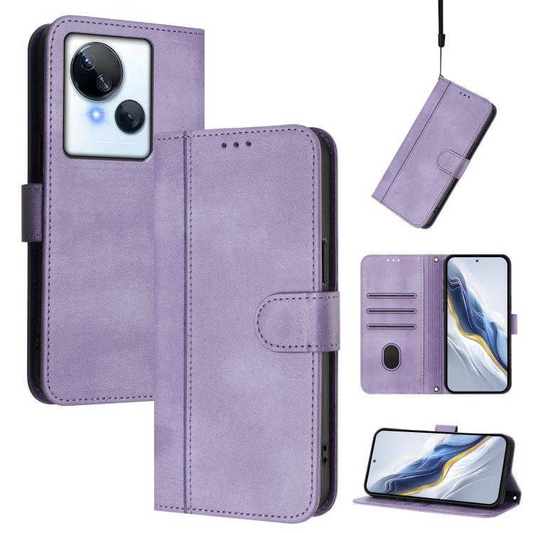 Line Splicing Buckle Retro Leather Phone Case, For Tecno Camon 30 5G, For Tecno Camon 30 4G, For Tecno Spark 20 Pro+ 4G, For Tecno Pova 5 Pro 5G, For Tecno Pova Neo 3, For Tecno Pova 5, For Tecno Camon 20 Premier 5G, For Tecno Camon 20 Pro 5G          ...