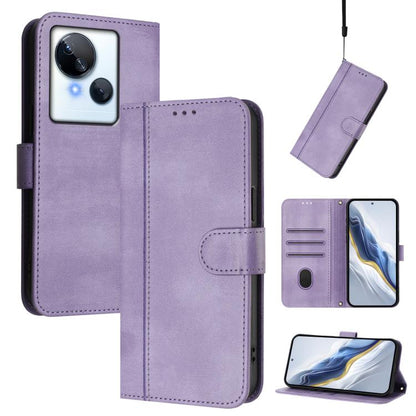 Line Splicing Buckle Retro Leather Phone Case, For Tecno Camon 30 5G, For Tecno Camon 30 4G, For Tecno Spark 20 Pro+ 4G, For Tecno Pova 5 Pro 5G, For Tecno Pova Neo 3, For Tecno Pova 5, For Tecno Camon 20 Premier 5G, For Tecno Camon 20 Pro 5G          ...