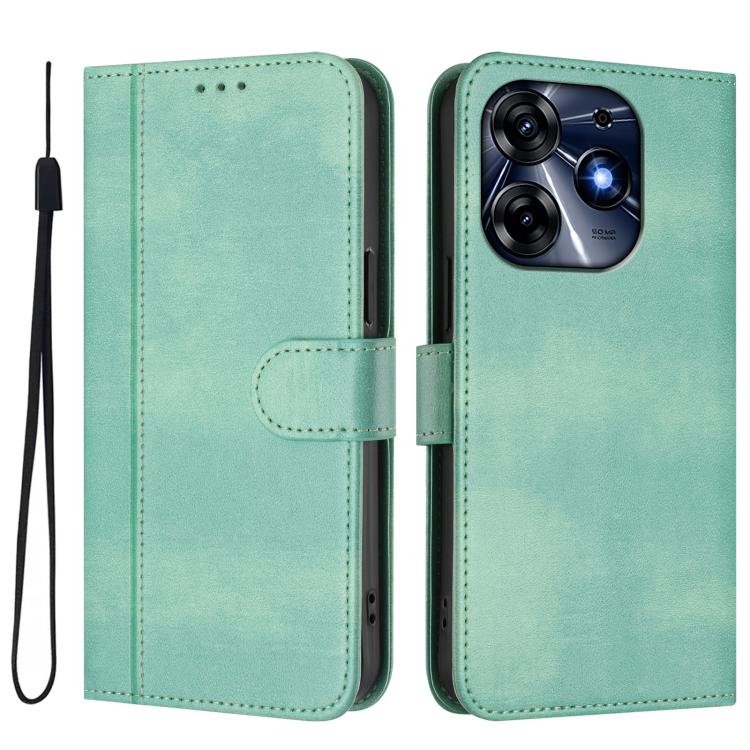Line Splicing Buckle Retro Leather Phone Case, For Tecno Spark 10 Pro 4G, For Tecno Camon 19 / 19 Pro 5G, For Tecno Pova 4 Pro, For Tecno Pova 4, For Tecno Pova Neo 2, For Tecno Spark Go 2022 / 8C / 9, For Tecno Spark 9 Pro / 9T, For Tecno Pova 3      ...