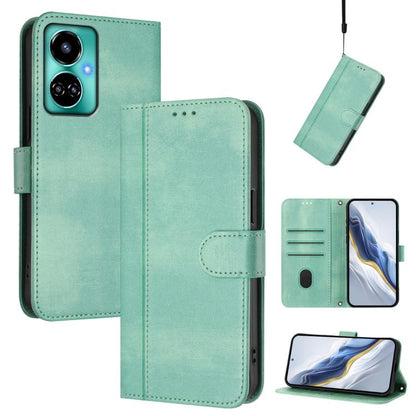 Line Splicing Buckle Retro Leather Phone Case, For Tecno Spark 10 Pro 4G, For Tecno Camon 19 / 19 Pro 5G, For Tecno Pova 4 Pro, For Tecno Pova 4, For Tecno Pova Neo 2, For Tecno Spark Go 2022 / 8C / 9, For Tecno Spark 9 Pro / 9T, For Tecno Pova 3      ...