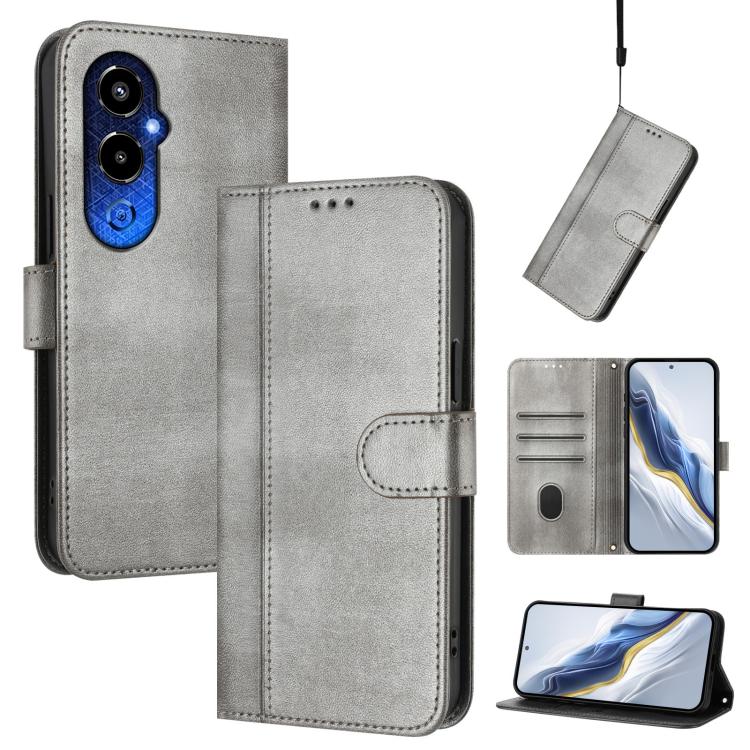 Line Splicing Buckle Retro Leather Phone Case, For Tecno Spark 10 Pro 4G, For Tecno Camon 19 / 19 Pro 5G, For Tecno Pova 4 Pro, For Tecno Pova 4, For Tecno Pova Neo 2, For Tecno Spark Go 2022 / 8C / 9, For Tecno Spark 9 Pro / 9T, For Tecno Pova 3      ...