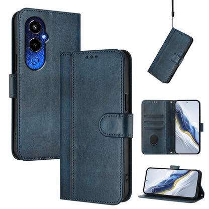 Line Splicing Buckle Retro Leather Phone Case, For Tecno Spark 10 Pro 4G, For Tecno Camon 19 / 19 Pro 5G, For Tecno Pova 4 Pro, For Tecno Pova 4, For Tecno Pova Neo 2, For Tecno Spark Go 2022 / 8C / 9, For Tecno Spark 9 Pro / 9T, For Tecno Pova 3      ...