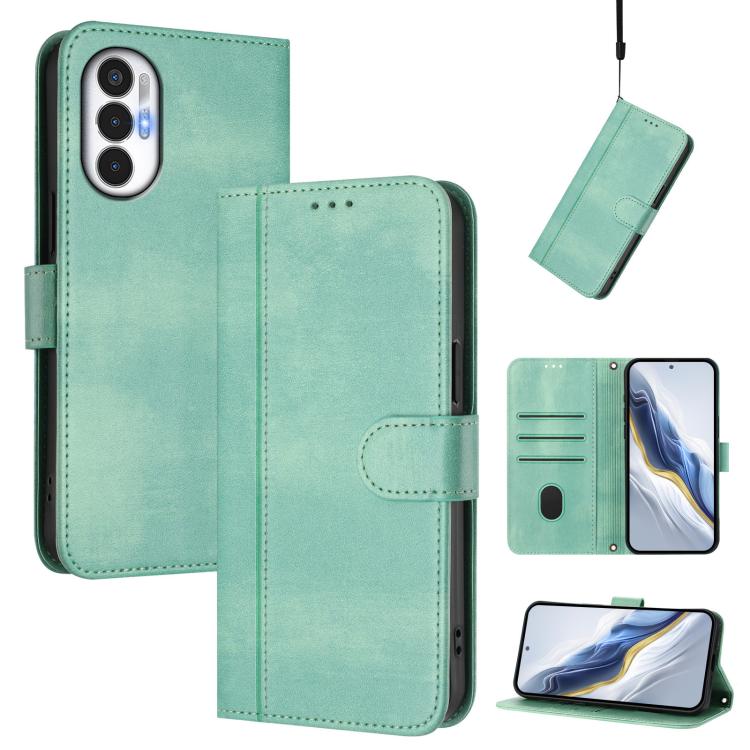 Line Splicing Buckle Retro Leather Phone Case, For Tecno Spark 10 Pro 4G, For Tecno Camon 19 / 19 Pro 5G, For Tecno Pova 4 Pro, For Tecno Pova 4, For Tecno Pova Neo 2, For Tecno Spark Go 2022 / 8C / 9, For Tecno Spark 9 Pro / 9T, For Tecno Pova 3      ...