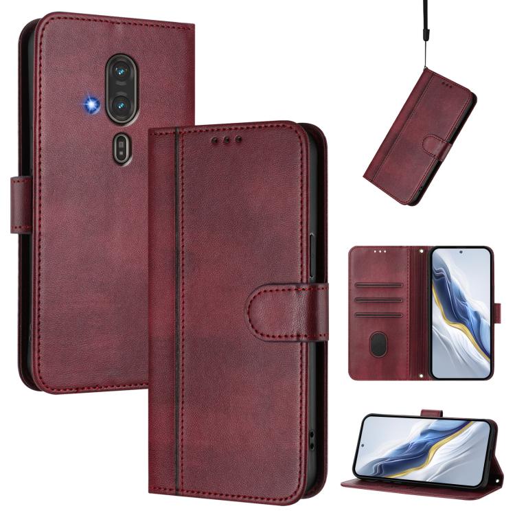 Line Splicing Buckle Retro Leather Phone Case, For Fujitsu Arrows We3, For Fujitsu FCNT Rakuraku F-53E, For Fujitsu Arrows We2 F-52E, For Fujitsu Arrows We2 Plus F-51E, For Fujitsu Arrow Be4 Plus F-41B, For Fujitsu Arrows F-01L F-42A                   ...