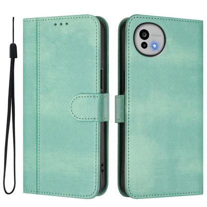 Line Splicing Buckle Retro Leather Phone Case, For Sharp Aquos wish6, For Sharp Aquos R11, For Sharp Aquos Sense10, For Sharp Basio Active3, For Sharp Aquos Sense9 Plus, For Sharp Aquos Sense9, For Sharp Aquos R9 Pro, For Sharp Aquos wish4             ...