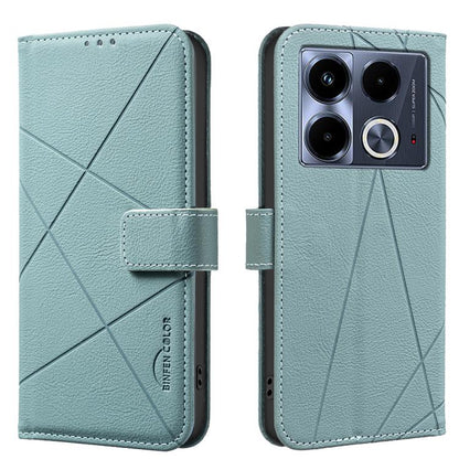 Geometric Pattern RFID Leather Phone Case, For Infinix Hot 70 Pro 5G, For Infinix GT 50 Pro 5G, For Infinix Hot 70 5G, For Infinix Smart 20 4G, For Infinix Note 60 5G / 60 Pro 5G, For Infinix Hot 60 Pro+ 4G, For Infinix Hot 60 Pro 4G                   ...
