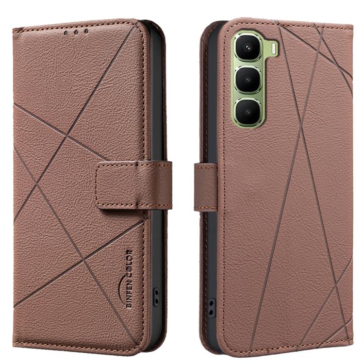 Geometric Pattern RFID Leather Phone Case, For Infinix Hot 70 Pro 5G, For Infinix GT 50 Pro 5G, For Infinix Hot 70 5G, For Infinix Smart 20 4G, For Infinix Note 60 5G / 60 Pro 5G, For Infinix Hot 60 Pro+ 4G, For Infinix Hot 60 Pro 4G                   ...