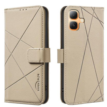 Geometric Pattern RFID Leather Phone Case, For Infinix Hot 70 Pro 5G, For Infinix GT 50 Pro 5G, For Infinix Hot 70 5G, For Infinix Smart 20 4G, For Infinix Note 60 5G / 60 Pro 5G, For Infinix Hot 60 Pro+ 4G, For Infinix Hot 60 Pro 4G                   ...