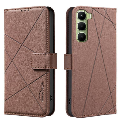 Geometric Pattern RFID Leather Phone Case, For Infinix Hot 70 Pro 5G, For Infinix GT 50 Pro 5G, For Infinix Hot 70 5G, For Infinix Smart 20 4G, For Infinix Note 60 5G / 60 Pro 5G, For Infinix Hot 60 Pro+ 4G, For Infinix Hot 60 Pro 4G                   ...