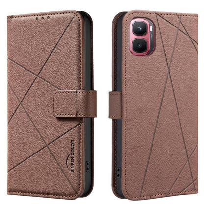 Geometric Pattern RFID Leather Phone Case, For Infinix Hot 70 Pro 5G, For Infinix GT 50 Pro 5G, For Infinix Hot 70 5G, For Infinix Smart 20 4G, For Infinix Note 60 5G / 60 Pro 5G, For Infinix Hot 60 Pro+ 4G, For Infinix Hot 60 Pro 4G                   ...