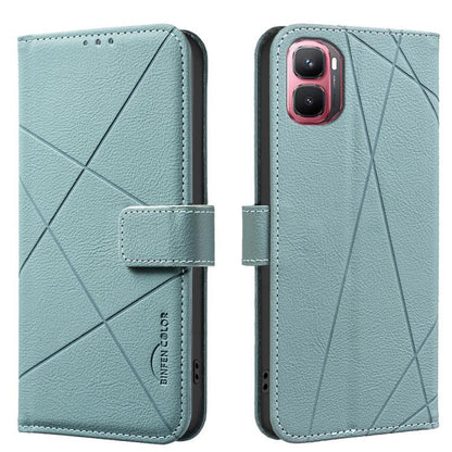Geometric Pattern RFID Leather Phone Case, For Infinix Hot 70 Pro 5G, For Infinix GT 50 Pro 5G, For Infinix Hot 70 5G, For Infinix Smart 20 4G, For Infinix Note 60 5G / 60 Pro 5G, For Infinix Hot 60 Pro+ 4G, For Infinix Hot 60 Pro 4G                   ...