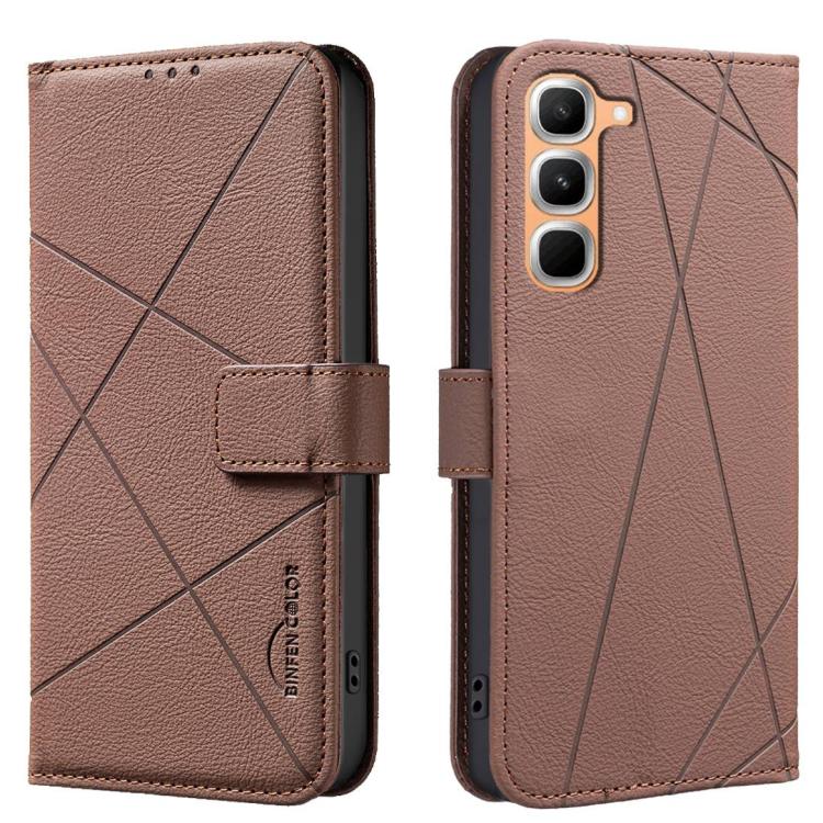 Geometric Pattern RFID Leather Phone Case, For Infinix Hot 70 Pro 5G, For Infinix GT 50 Pro 5G, For Infinix Hot 70 5G, For Infinix Smart 20 4G, For Infinix Note 60 5G / 60 Pro 5G, For Infinix Hot 60 Pro+ 4G, For Infinix Hot 60 Pro 4G                   ...