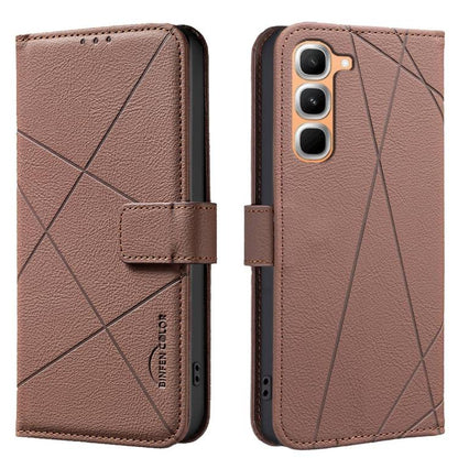 Geometric Pattern RFID Leather Phone Case, For Infinix Hot 70 Pro 5G, For Infinix GT 50 Pro 5G, For Infinix Hot 70 5G, For Infinix Smart 20 4G, For Infinix Note 60 5G / 60 Pro 5G, For Infinix Hot 60 Pro+ 4G, For Infinix Hot 60 Pro 4G                   ...