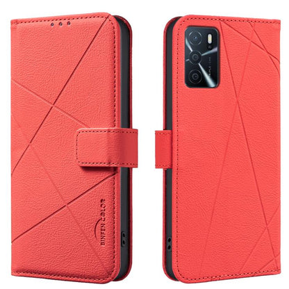 Geometric Pattern RFID Leather Phone Case, For OPPO A96 5G / Reno7 Z, For OPPO A16 / A16S / A54S / A55 5G, For OPPO A94 4G / Reno5 F / F19 Rro, For OPPO A94 5G / F19 Pro+ / Reno5 Z 5G, For OPPO A74 5G / A93 5G / A54 5G, For OPPO A74 4G / F19 4G        ...