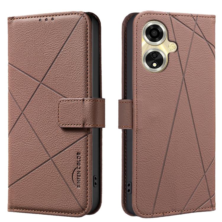 Geometric Pattern RFID Leather Phone Case, For OPPO A96 5G / Reno7 Z, For OPPO A16 / A16S / A54S / A55 5G, For OPPO A94 4G / Reno5 F / F19 Rro, For OPPO A94 5G / F19 Pro+ / Reno5 Z 5G, For OPPO A74 5G / A93 5G / A54 5G, For OPPO A74 4G / F19 4G        ...