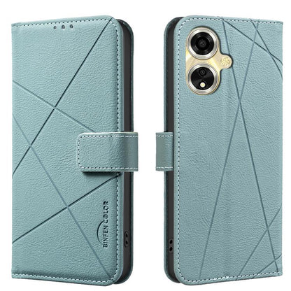 Geometric Pattern RFID Leather Phone Case, For OPPO A96 5G / Reno7 Z, For OPPO A16 / A16S / A54S / A55 5G, For OPPO A94 4G / Reno5 F / F19 Rro, For OPPO A94 5G / F19 Pro+ / Reno5 Z 5G, For OPPO A74 5G / A93 5G / A54 5G, For OPPO A74 4G / F19 4G        ...
