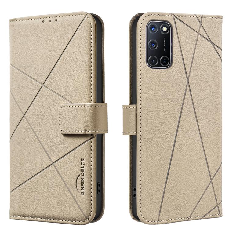 Geometric Pattern RFID Leather Phone Case, For OPPO A96 5G / Reno7 Z, For OPPO A16 / A16S / A54S / A55 5G, For OPPO A94 4G / Reno5 F / F19 Rro, For OPPO A94 5G / F19 Pro+ / Reno5 Z 5G, For OPPO A74 5G / A93 5G / A54 5G, For OPPO A74 4G / F19 4G        ...