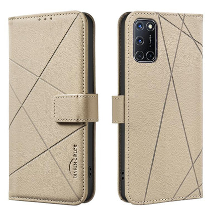 Geometric Pattern RFID Leather Phone Case, For OPPO A96 5G / Reno7 Z, For OPPO A16 / A16S / A54S / A55 5G, For OPPO A94 4G / Reno5 F / F19 Rro, For OPPO A94 5G / F19 Pro+ / Reno5 Z 5G, For OPPO A74 5G / A93 5G / A54 5G, For OPPO A74 4G / F19 4G        ...