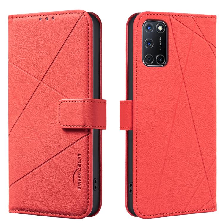 Geometric Pattern RFID Leather Phone Case, For OPPO A96 5G / Reno7 Z, For OPPO A16 / A16S / A54S / A55 5G, For OPPO A94 4G / Reno5 F / F19 Rro, For OPPO A94 5G / F19 Pro+ / Reno5 Z 5G, For OPPO A74 5G / A93 5G / A54 5G, For OPPO A74 4G / F19 4G        ...