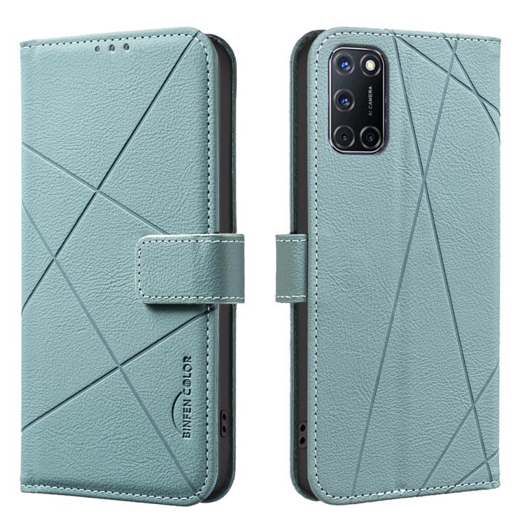Geometric Pattern RFID Leather Phone Case, For OPPO A96 5G / Reno7 Z, For OPPO A16 / A16S / A54S / A55 5G, For OPPO A94 4G / Reno5 F / F19 Rro, For OPPO A94 5G / F19 Pro+ / Reno5 Z 5G, For OPPO A74 5G / A93 5G / A54 5G, For OPPO A74 4G / F19 4G        ...