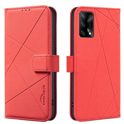 Geometric Pattern RFID Leather Phone Case, For OPPO A96 5G / Reno7 Z, For OPPO A16 / A16S / A54S / A55 5G, For OPPO A94 4G / Reno5 F / F19 Rro, For OPPO A94 5G / F19 Pro+ / Reno5 Z 5G, For OPPO A74 5G / A93 5G / A54 5G, For OPPO A74 4G / F19 4G        ...