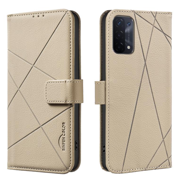 Geometric Pattern RFID Leather Phone Case, For OPPO A96 5G / Reno7 Z, For OPPO A16 / A16S / A54S / A55 5G, For OPPO A94 4G / Reno5 F / F19 Rro, For OPPO A94 5G / F19 Pro+ / Reno5 Z 5G, For OPPO A74 5G / A93 5G / A54 5G, For OPPO A74 4G / F19 4G        ...