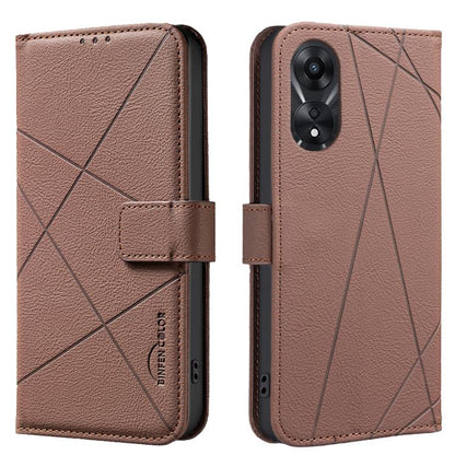 Geometric Pattern RFID Leather Phone Case, For OPPO Reno16 F 5G/Reno16 FS 5G, For OPPO Reno16/Reno16 Pro 5G Global, For OPPO Reno15 F 5G Global, For OPPO Reno15 5G Global, For OPPO A6 Pro 5G/4G Global / F31 5G, For OPPO Reno14 F 5G, For OPPO A79 5G    ...