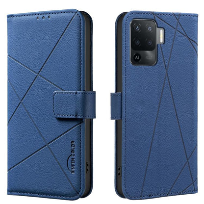 Geometric Pattern RFID Leather Phone Case, For OPPO A96 5G / Reno7 Z, For OPPO A16 / A16S / A54S / A55 5G, For OPPO A94 4G / Reno5 F / F19 Rro, For OPPO A94 5G / F19 Pro+ / Reno5 Z 5G, For OPPO A74 5G / A93 5G / A54 5G, For OPPO A74 4G / F19 4G        ...