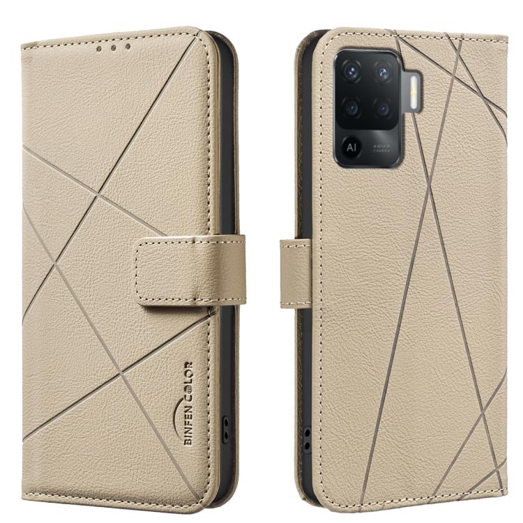 Geometric Pattern RFID Leather Phone Case, For OPPO A96 5G / Reno7 Z, For OPPO A16 / A16S / A54S / A55 5G, For OPPO A94 4G / Reno5 F / F19 Rro, For OPPO A94 5G / F19 Pro+ / Reno5 Z 5G, For OPPO A74 5G / A93 5G / A54 5G, For OPPO A74 4G / F19 4G        ...